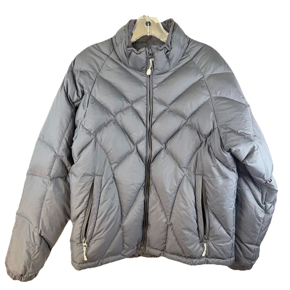 Cabela’s Womens Goose Down 650 Fill Black Puffer Quilted Jacket Outdoors Sz M